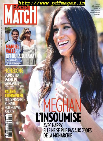 Paris Match – 19 septembre 2019