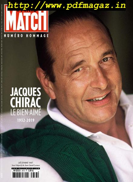 Paris Match – 30 septembre 2019