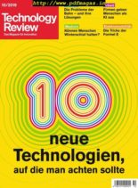 Technology Review – Oktober 2019