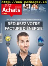 Test Achats – Octobre 2019
