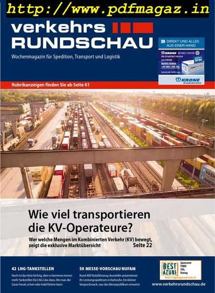 VerkehrsRundschau – 10. September 2019