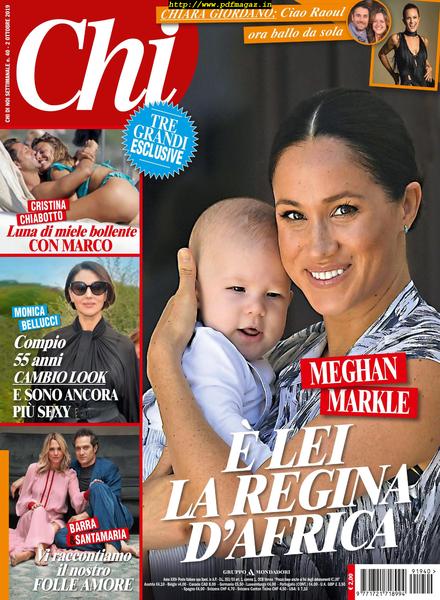 Chi – 02 ottobre 2019