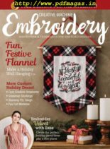 Creative Machine Embroidery – September 2019