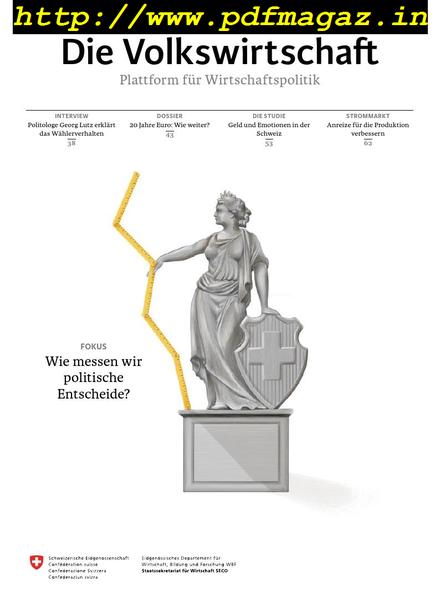Die Volkswirtschaft – September 2019