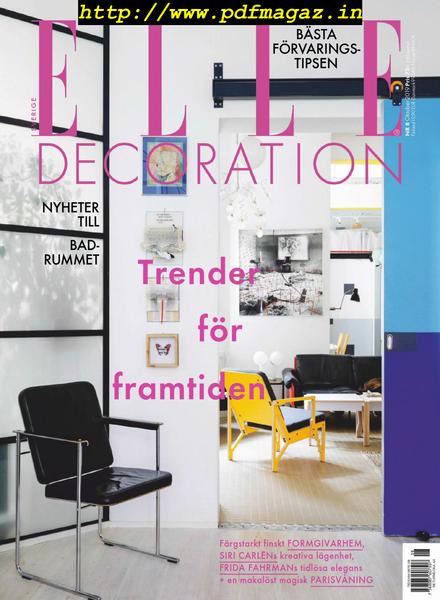 Elle Decoration Sweden – October 2019