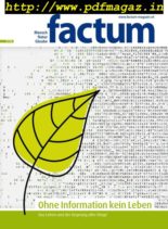 Factum Magazin – August 2019