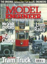 Model Engineer – 11 October 2019