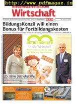 NiederOsterreichische Wirtschaft – 04 Oktober 2019