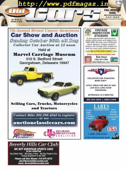 Old Cars Weekly – 03 October 2019