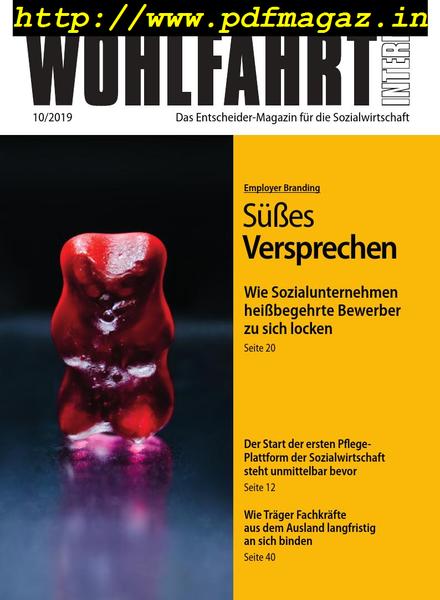 Wohlfahrt Intern – Oktober 2019