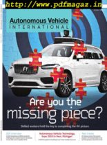 Autonomous Vehicle International – October 2019