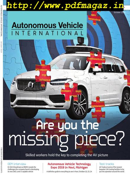 Autonomous Vehicle International – October 2019