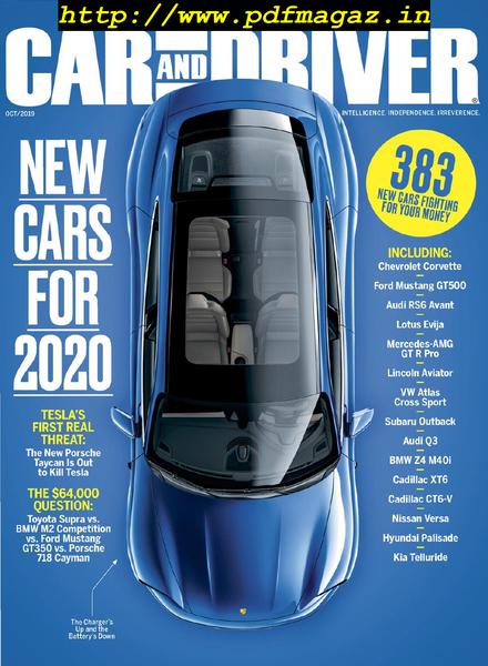 Car and Driver USA – October 2019