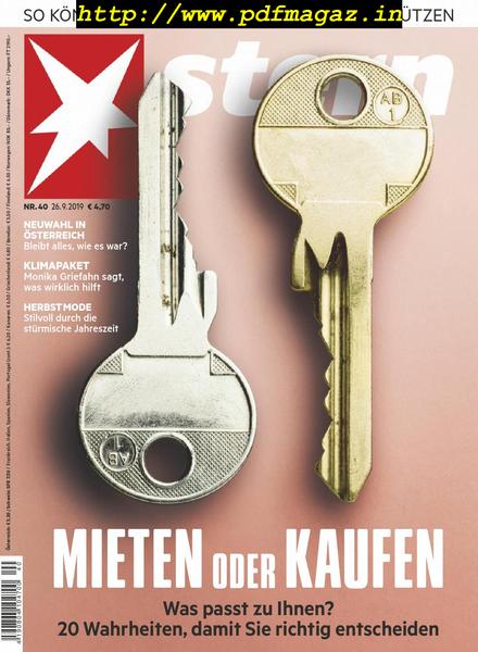 Der Stern – 26 September 2019