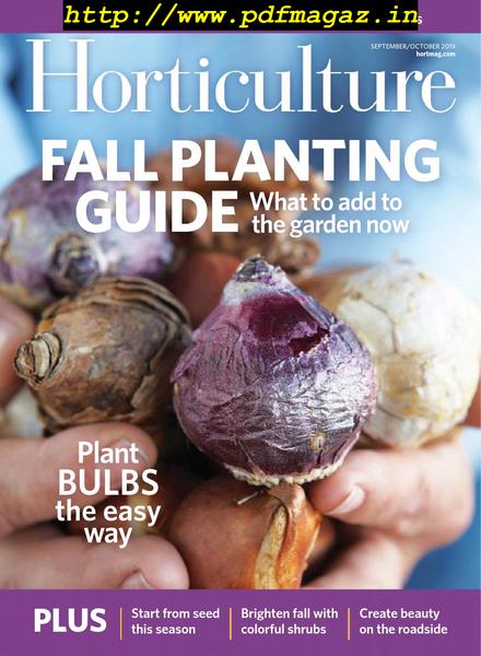 Horticulture – September 2019