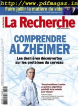 La Recherche – Octobre 2019