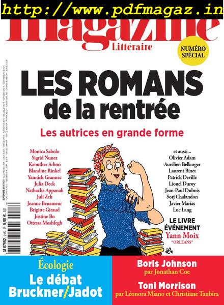 Le Nouveau Magazine Litteraire – septembre 2019
