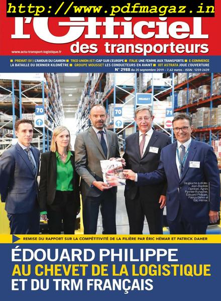L’Officiel des Transporteurs – 20 septembre 2019