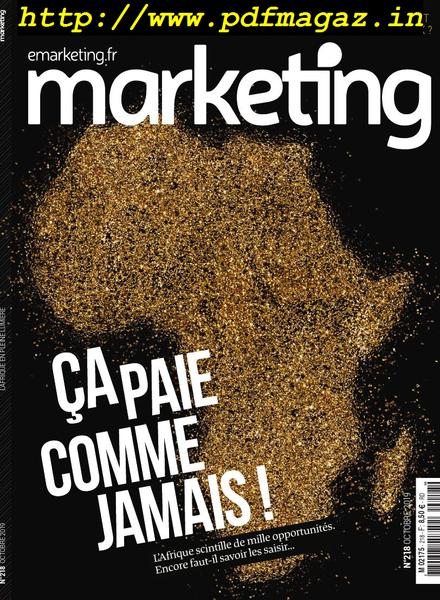 Marketing – 01 octobre 2019