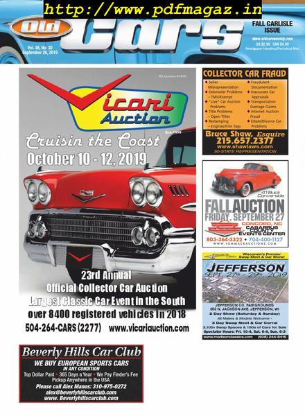 Old Cars Weekly – 26 September 2019