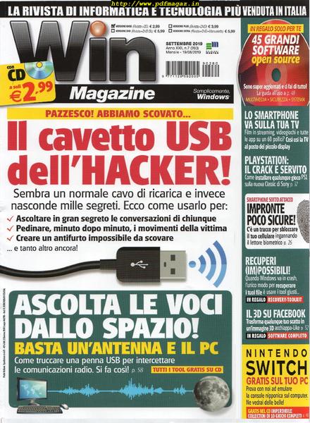 Win Magazine – Settembre 2019