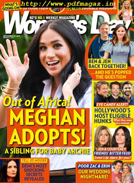Woman’s Day New Zealand – September 30, 2019