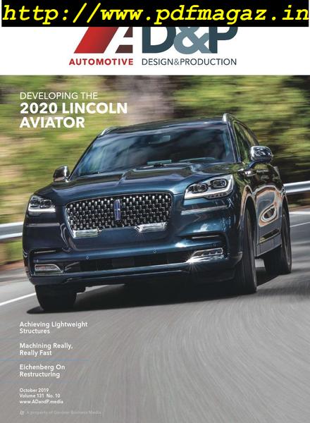 Automotive Design and Production – October 2019