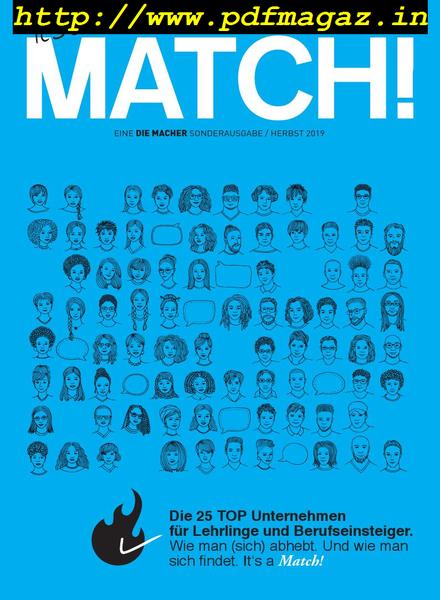 It’s a match! – September 2019