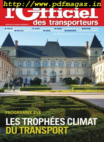 L’Officiel des Transporteurs – 27 septembre 2019