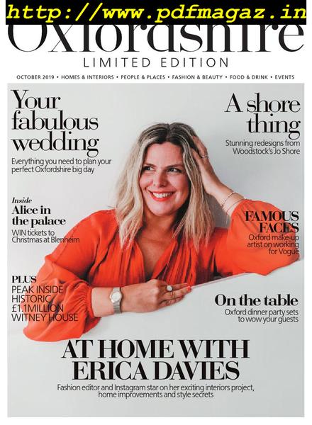 Oxfordshire Limited Edition – October 2019