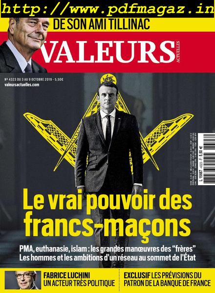 Valeurs Actuelles – 03 octobre 2019