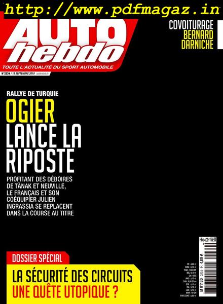 Auto Hebdo – 19 septembre 2019