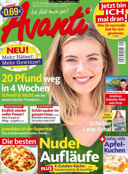 Avanti – 18 September 2019