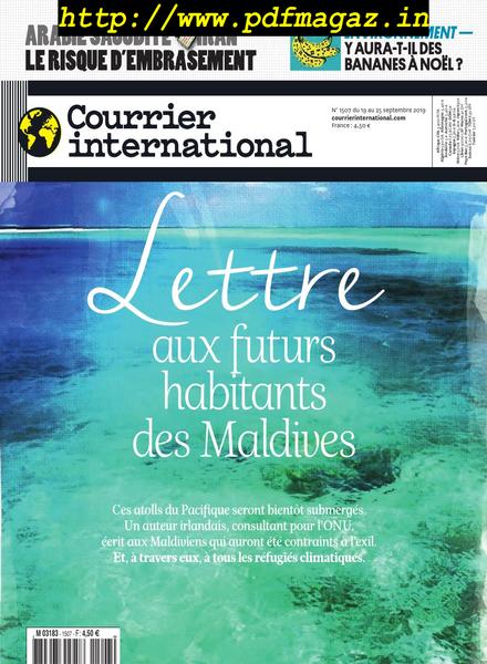 Courrier International – 19 Septembre 2019