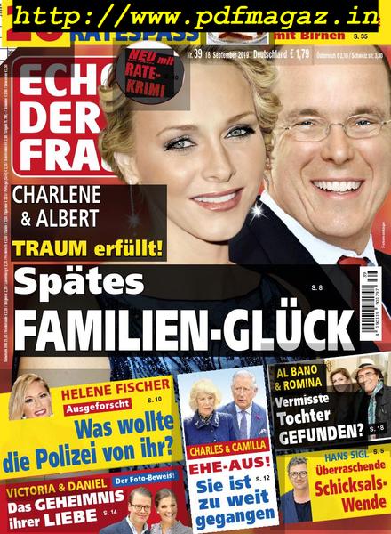 Echo der Frau – 18 September 2019