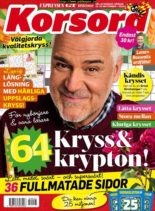 Korsord – 23 september 2019