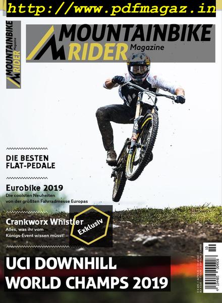 Mountainbike Rider – Oktober 2019