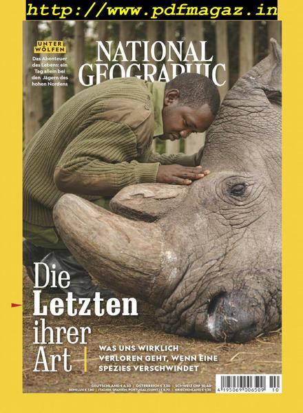 National Geographic Germany – Oktober 2019