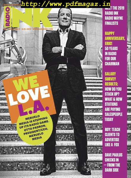 Radio Ink Magazine – September 16, 2019