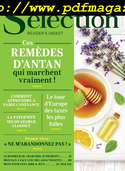Selection Reader’s Digest France – aout 2019