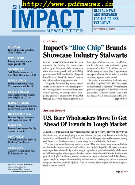 Shanken’s Impact Newsletter – October 2019