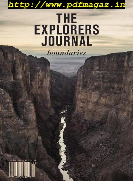 The Explorers Journal – September 2019