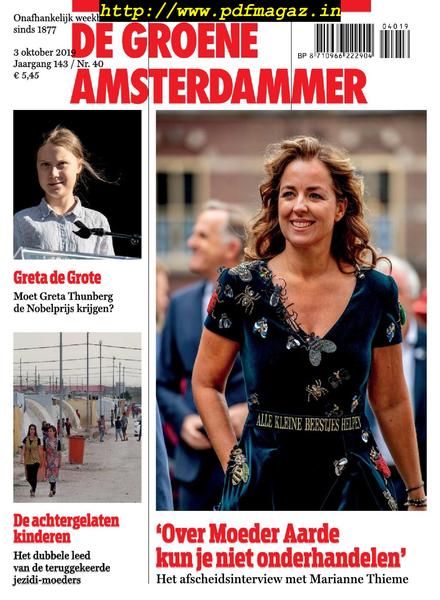 De Groene Amsterdammer – 04 oktober 2019