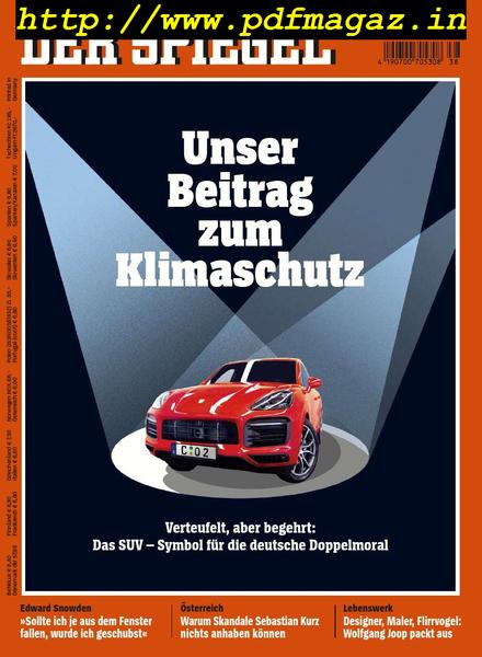 Der Spiegel – 14 September 2019