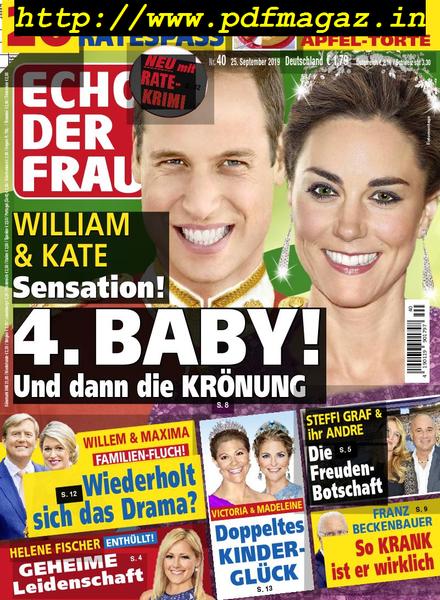 Echo der Frau – 25 September 2019