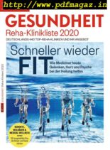 Focus Gesundheit – Reha-Klinikliste 2020