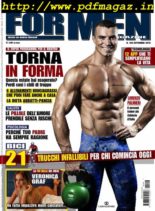 For Men Magazine – Settembre 2019
