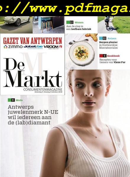 Gazet van Antwerpen De Markt – 05 oktober 2019
