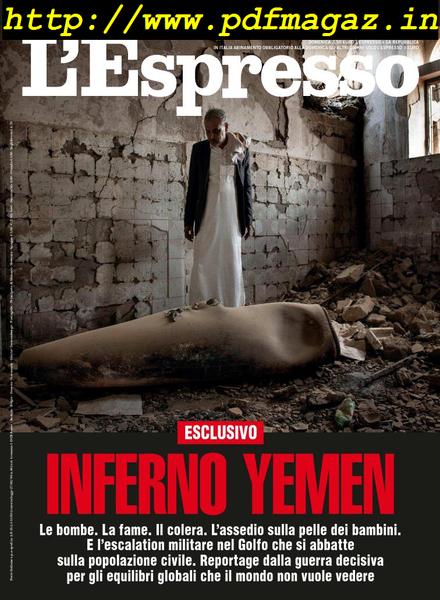 L’Espresso – 22 settembre 2019