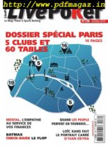 Live Poker – 01 octobre 2019